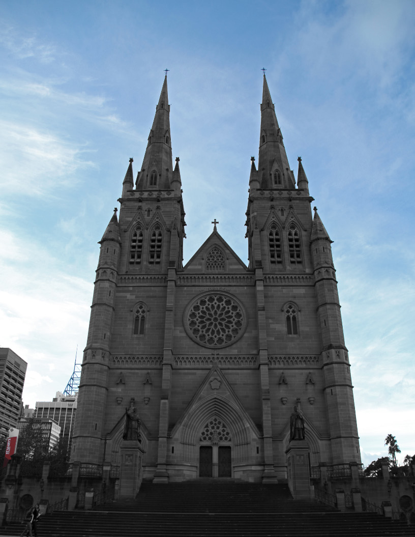 Saint Mary's Cathedral in Sydney Australia