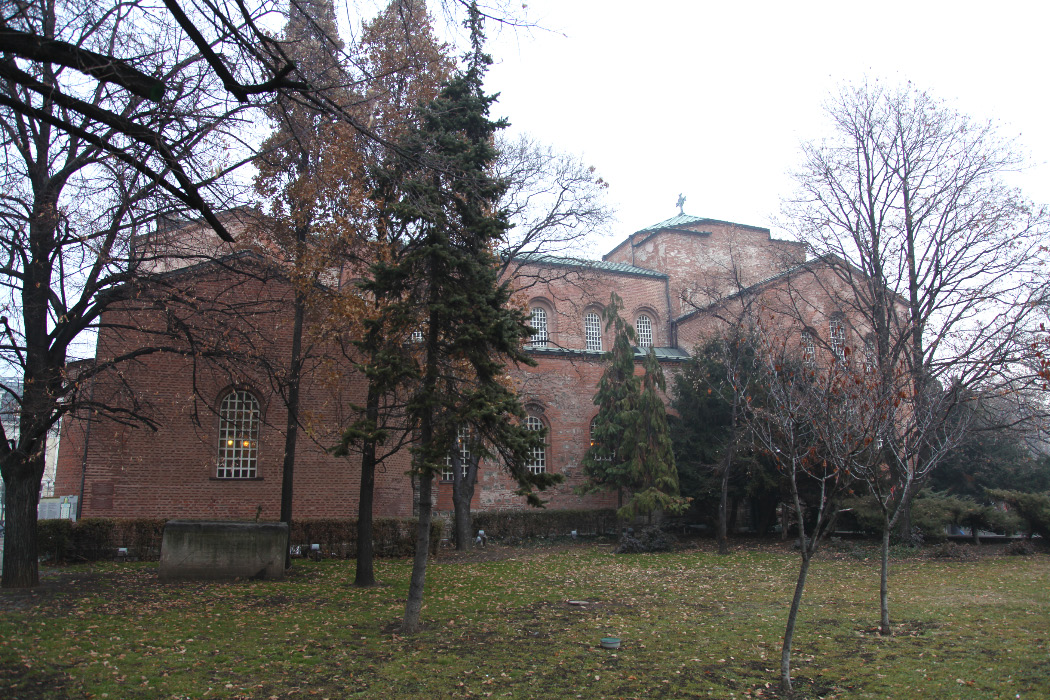 in Sofia Bulgaria the 4th century Basilica of Hagia Sophia