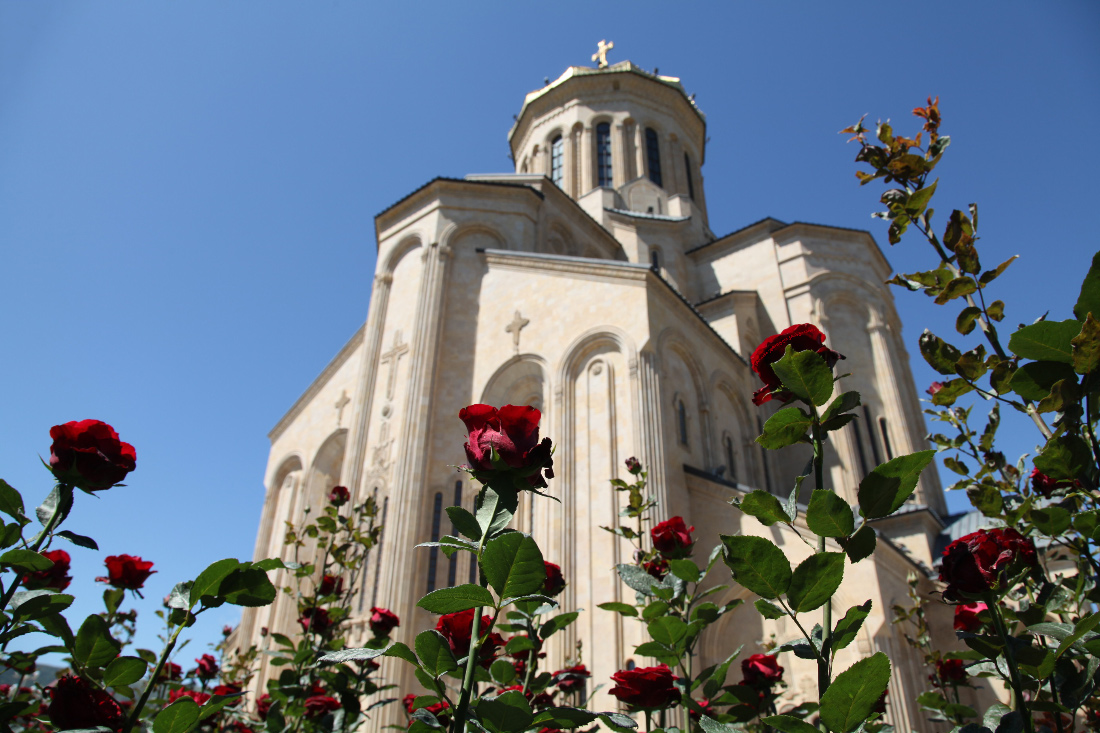 Holy Trinity Cathedral of Tbilisi in Georgia  Sakartvelo