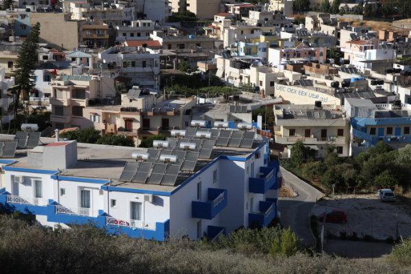 Solar Energy in Agia Pelagia Crete Greece