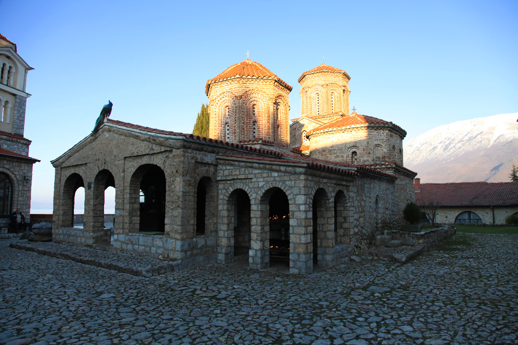 Monatery of Saint Naum on Lake Ohrid in Macedonia